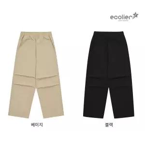[에꼴리에]남녀공용 여름이월 쿨스판 파라슈트바지(25B0233)_CC