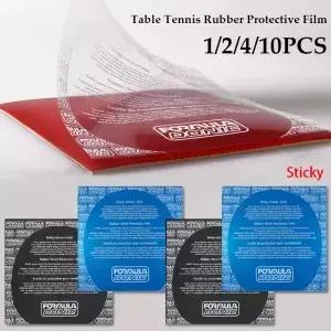 탁구 라켓 보호 필름 끈적끈적한 투명 유지 관리 고무 보호기 방진 산화 방지 커버