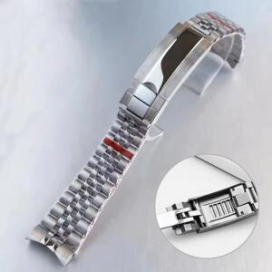 20mm 21mm 호환용 쥬빌레 904L 시계줄 ( 서브 GMT 요트 데이토나 남성 스트랩) 명품 시계 체인 모드 부품