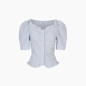 [AK분당점] [에고이스트] [BLUE LABEL] 러블리 셔링 볼륨 블라우스   ES2OBL06