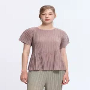 [소비자가 138000원] 볼륨 플리츠 블라우스EPTSM026037