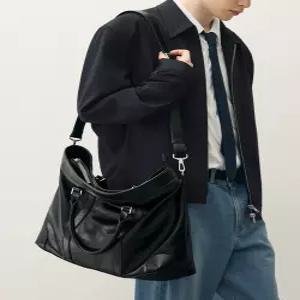 드로우핏 DFBG5302BK 여성 토트백 캔버스 밴스 레더 크로스 [BLACK] 5385028