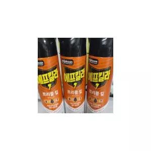 에프킬라맥스 트리플킬 바퀴벌레약 살충제 에어로졸 개미 좀벌레 빈대 퇴치제 500ml, 3개