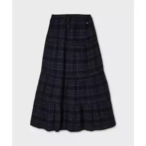 WHO.A.U Check Long Tie레드 Skirt / WHWHG3822F 485928