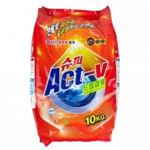 빨래 슈퍼 액트 분말세제 일반 드럼겸용 세제 10kg