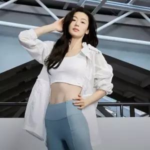 ANDAR 클리어 페더 미들 윈드자켓 100894