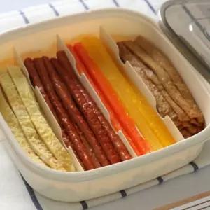 (올핀)김밥재료 보관용기 도시락 김발 증정 간편한 휴대성
