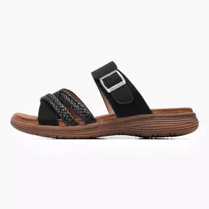 베어파우 아셀라 슬리퍼 블랙 (K2776001QB-W) - BLACK