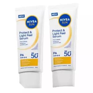 니베아 선 프로텍트 앤 라이트필 퍼펙트 선세럼 (SPF50+/PA++++) 90ml, 2개