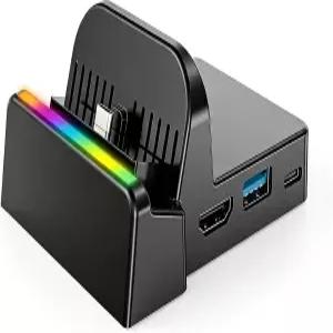 스위치 2 전용 무선 HDMI 변환 어댑터 유기 EL 0 및 호환 4K 출력 지원 과충전 방지 스마트 칩 탑재 고열