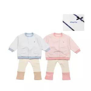 [압소바](의정부점)[압소바 26년FW 임신출산백일돌조카선물]체스 상하복 2종 택1(AB2651ON16)블루,핑크