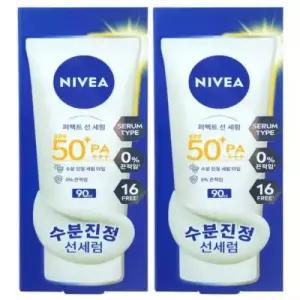 니베아 선 프로텍트 앤 라이트필 퍼펙트 선세럼 90ml 2개