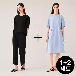 [T쇼페] 1+2 NNF 썸머 피케 원피스 + 상하셋업 3종 (N09-3)