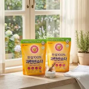 한입 100% 과탄산소다 1kg 2개