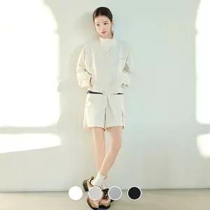 [지오다노] 406512 여 나일론 윈드브레이커 셋업 카고 숏 팬츠