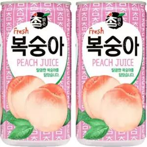 대일 참맑은 참맑은복숭아 30캔X2박스 대일복숭아 복숭아음료 175mlX60캔