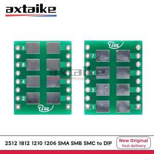 10PCS 2512 1812 1210 SMA SMB SMC-DIP PCB 전송 보드 DIP 핀 피치 커패시턴스 저항 어댑터 플레이트 변환