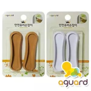 안전 손잡이 가정용품 아가드 유리창 창문 2입 베란다 창문손잡이