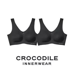 크로커다일 소프트핏 쉘론 V넥 패드일체형 브라2종 블랙 CDWBR5M08 21287932