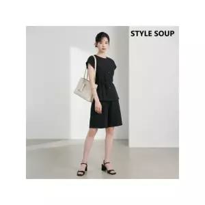 리넨 밴딩 크롭팬츠 SC6SPG1