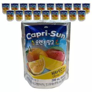 카프리썬사파리 카프리썬오렌지 10입X2박스 200mlX20입 카프리썬
