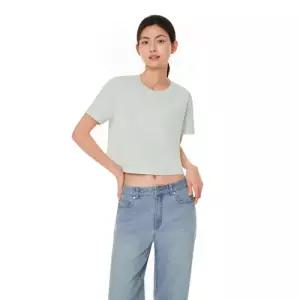 에어리센셜 숏슬리브 크롭티