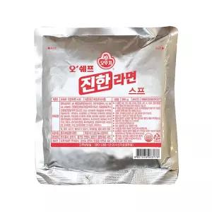 라면스프 대용량 스프 오쉐프 업소용 파우치 오뚜기 285g 진한