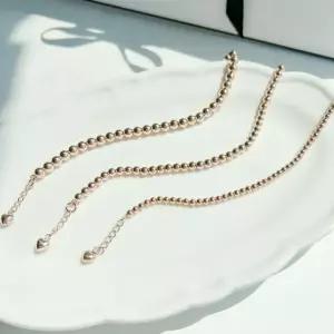 심플 통통 팔찌 팔찌14k골드5mm17cm