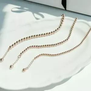 심플 통통 팔찌 팔찌18k골드4mm20cm