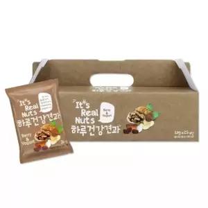 리얼넛츠하루건강견과 베리앤요거트 1박스 박스당 20gx25봉/총 25봉