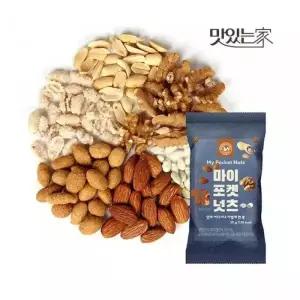 산과들에 하루견과 마이포켓넛츠 100낱봉 안주 간식