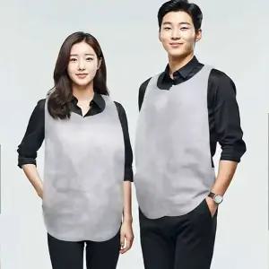 일회용앞치마 백색 1000매 부직포 위생 손님용 식당 업소용 1회용 앞치마