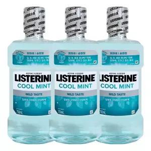 리스테린 쿨민트 마일드 750ml X 3개