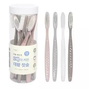 [제이큐]칫솔 양치 브러쉬 치석 플라그 제거 대왕솔 12개입 메이크업도구