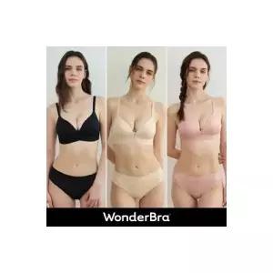 볼륨스포츠 아웃밴드 브라팬티 6종 핑크라이트베이지블랙 WBW6O020304_T