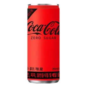 [하프클럽/셀러허브 식품]코카콜라 제로 업소용 슬림캔 245ml x 30캔