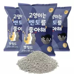 캣필드 고양이 벤토모래 베이비파우더향 6.5kg,3개,1박스 452427