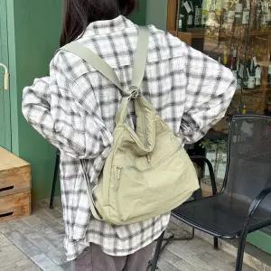 BR_6011 캐주얼 데일리 숄더 백팩엄마백 가방 가벼운백 기저귀 여행용백 여성 배낭 여성백 천백 천가방