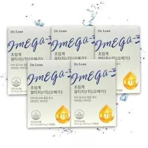 [하프클럽/셀러허브_뷰티]닥터린 초임계 알티지 오메가3 1025mg 30캡슐 X 5 TB
