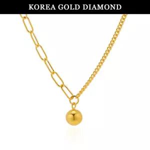 [한국금다이아몬드] 순금 목걸이 24K 금목걸이 볼 언발 18.75g