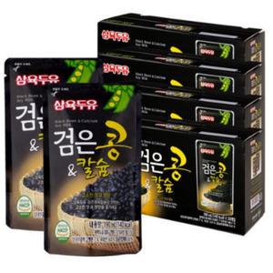 삼육두유 검은콩과 칼슘 두유 파우치190ml 80팩
