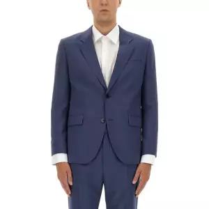 휴고보스 블루 투 버튼 노치 라펠 블레이저 50524938 10263076407
