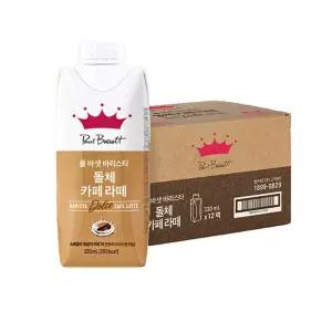 폴 바셋 바리스타 돌체 카페라떼 330ml x 12팩(1box) 커피음료 가정용 홈카페 캠핑 달콤한 연유