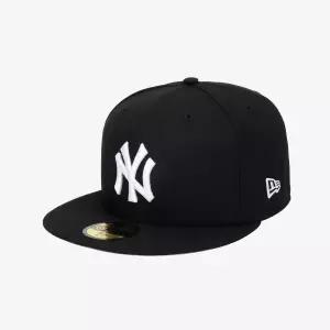 [뉴에라](타임스퀘어점패션관)MLB 뉴욕 양키스 베이직 피티드캡 블랙/화이트 11591127