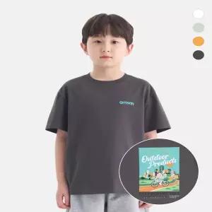 [아웃도어프로덕츠키즈]  백그래픽 반팔티셔츠 (4color) OD262ISS06_MIX
