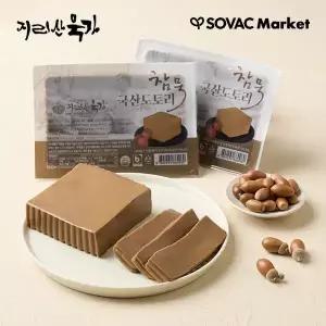 [지리산묵가] 국내산 도토리 100% 참묵 400g 4팩