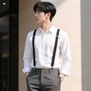 멜빵 서스펜더 Y형 어깨끈 바지 고정 밴드 스트랩 남성 액세서리-WFPDJSC