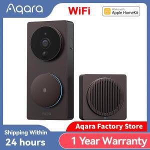 아카라 스마트 비디오 도어벨 G4 WiFi 1080P HD 픽셀 비주얼 홈 원격 제어 전자 캣아이 홈킷 앱용