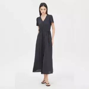매장정품 SISLEY 시슬리 댕크 브이넥 버튼업 롱 원피스 SAOPF3631 SAOPF3631-NA 1896935