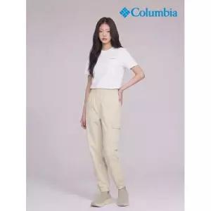 컬럼비아여성 시그니처 조거팬츠 버터옐로우